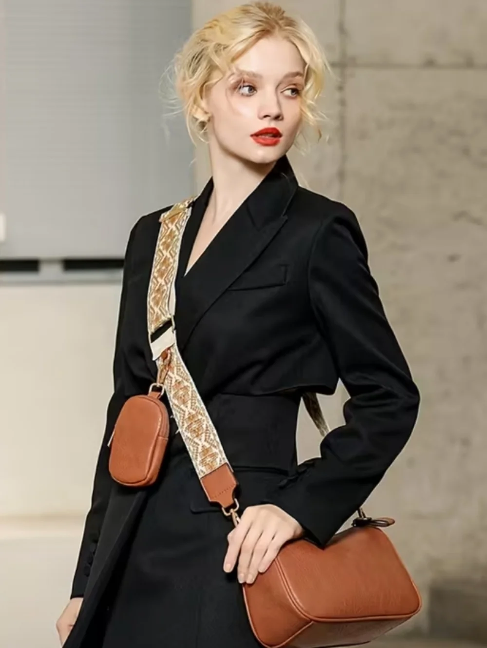 Bohemian-style crossbody bag